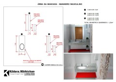 ÁREA BANCADA BANHEIRO MASCULINO